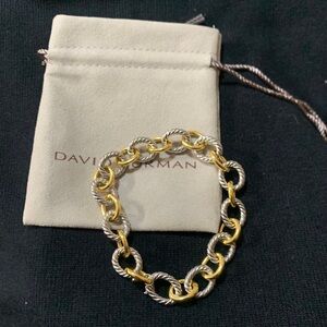 David Yurman Gold and Silver Bracelet